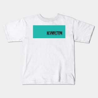 Lewis Hamilton Driver Name - 2022 Season #5 Kids T-Shirt